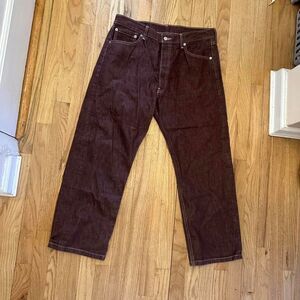 Levi's Men's Burgundy Jeans 501 XX 32x26